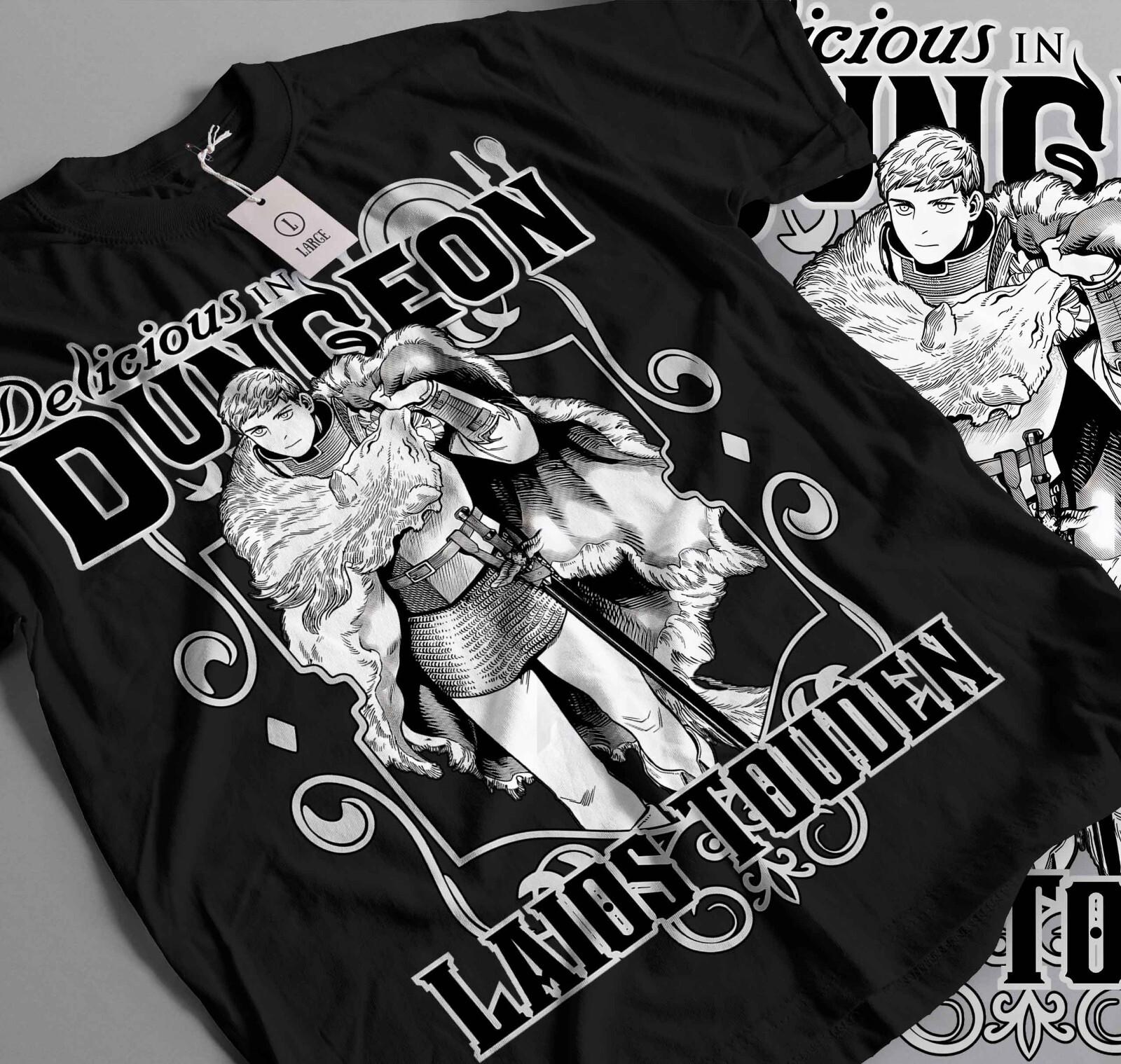 

Laios Touden Dungeon Meshi T-Shirt Mens Womens Tees Top Anime Vintage Special Unisex T-Shirt Mens Womens Tees Top Gift 419 M