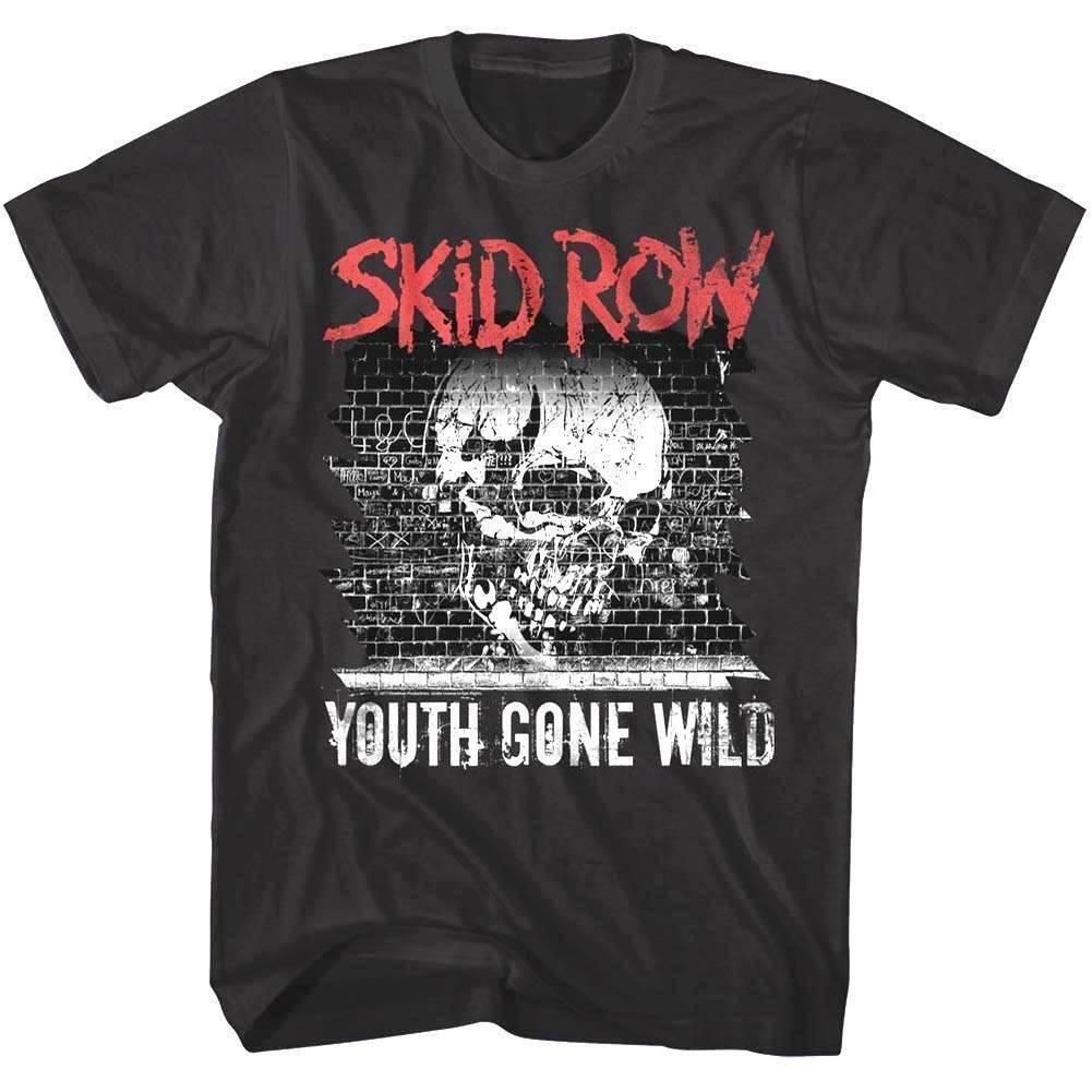 Мужская футболка Skid Row Youth Gone Wild Graffiti Skull 2XL