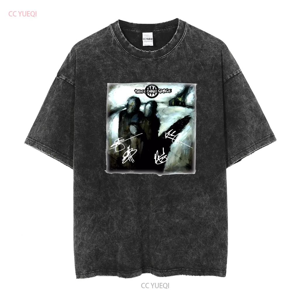 Hot Three Days Grace Album T Shirt Cotton Men S 5XL C848 Long Sleeves Vintage Washed Stretched Homme Fashion