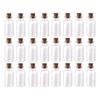 High Temperature Resistance Mini Cork Stopper Glass Bottle Glass Craft Mini Messages Jar Containers