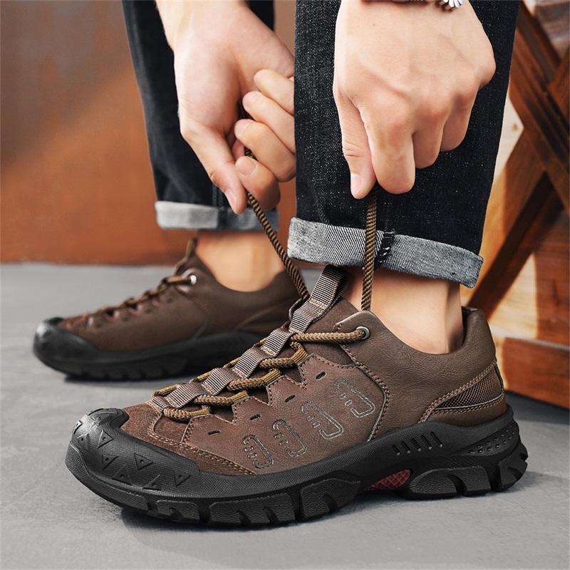 Herbst Herren Outdoor Freizeitschuhe Anti-Rutsch Sneaker Wanderschuhe