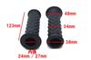 Beatus Bike Handle Grip Black 1" 25.4mm Diamond Pattern Universal