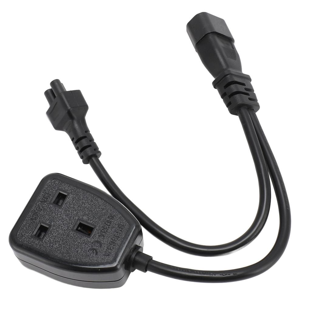 IEC320 C14 Male To C5 and Female Power Cord C14 To C5 and Y Spliter Power Cord Adapter Cable