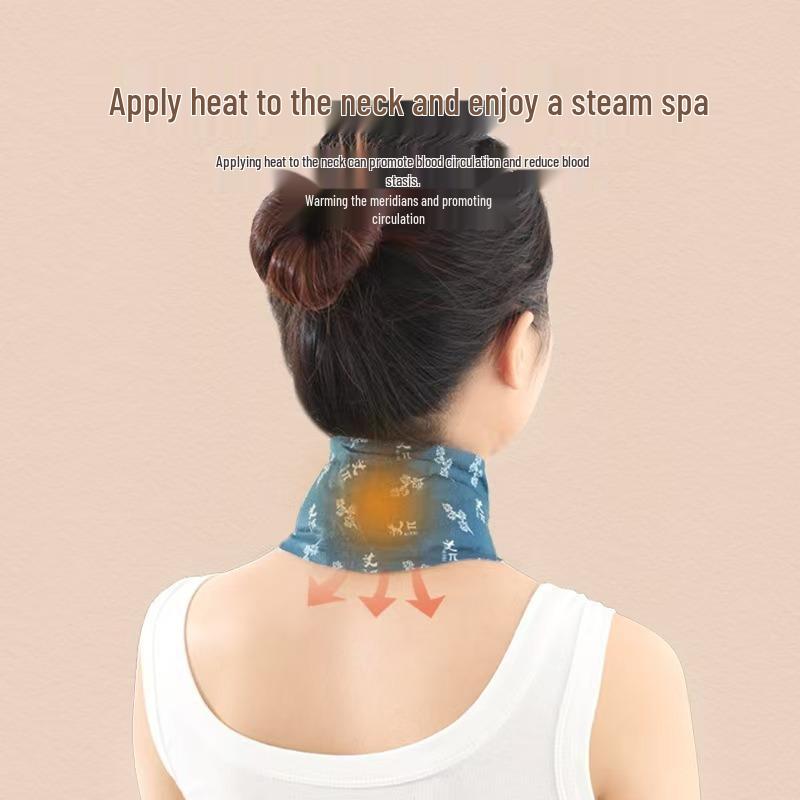 Beifuß Selbsterwärmender Nacken- und Taillenschutz - Beruhigendes Dampfpflaster zur Linderung von Nacken- und Taillenermüdung