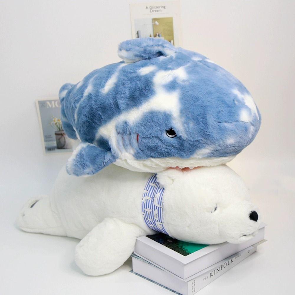 Piebald Shark Plush Toy Ocean Series Marine Animal Stuffed Toy  Children's Comfort Toys
