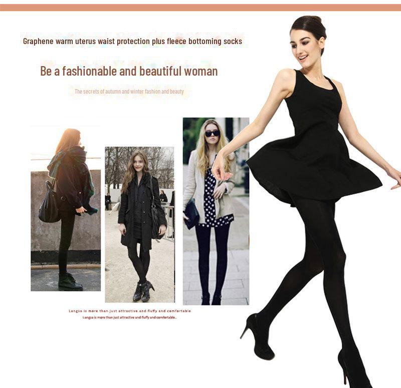 Samt Warme Bauch-Hebende Strumpfhose für Herbst & Winter