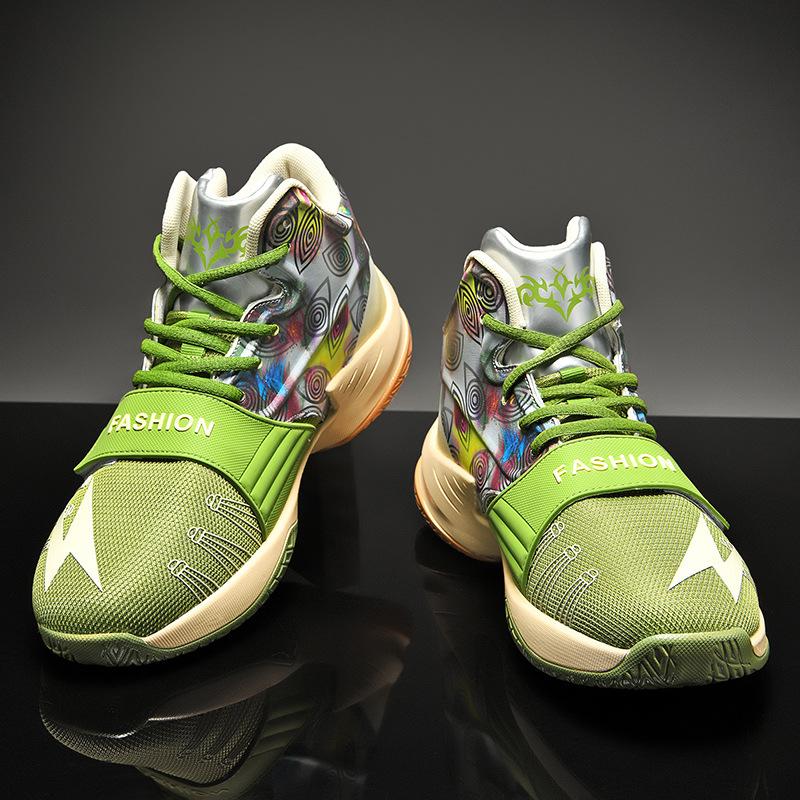 Fashion Zapatos Hombre Men Spring Lovers Basketball Shoe High Top Mandarin Duck Boot Student Men Sport Shoe Sneaker Student Running Shoe