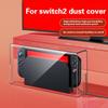 For Switch 2 Dust Cover Transparent Acrylic OLED Protective Case Cover Game Console Base Storage Box For NS2 Dustproof Accessory