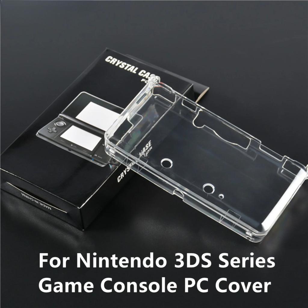 For 3DS Case Lightweight Rigid Plastic Clear Crystal Protective Hard Shell Skin PC Case Cover For Nintendo Old 3DS
