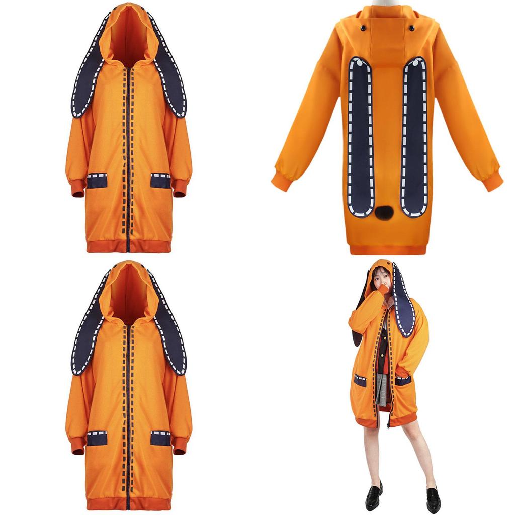Kakegurui Runa Yomozuki Cosplay Costume Stylish Hoodie Coat For Anime Fans