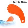 BBQ Grill Scraper Bristle-Free PLA Grill Griddle Cleaner Metal Scraper Universal BBQ Tool for Round V-Shaped Grills Portable Kitchen Gadgets
