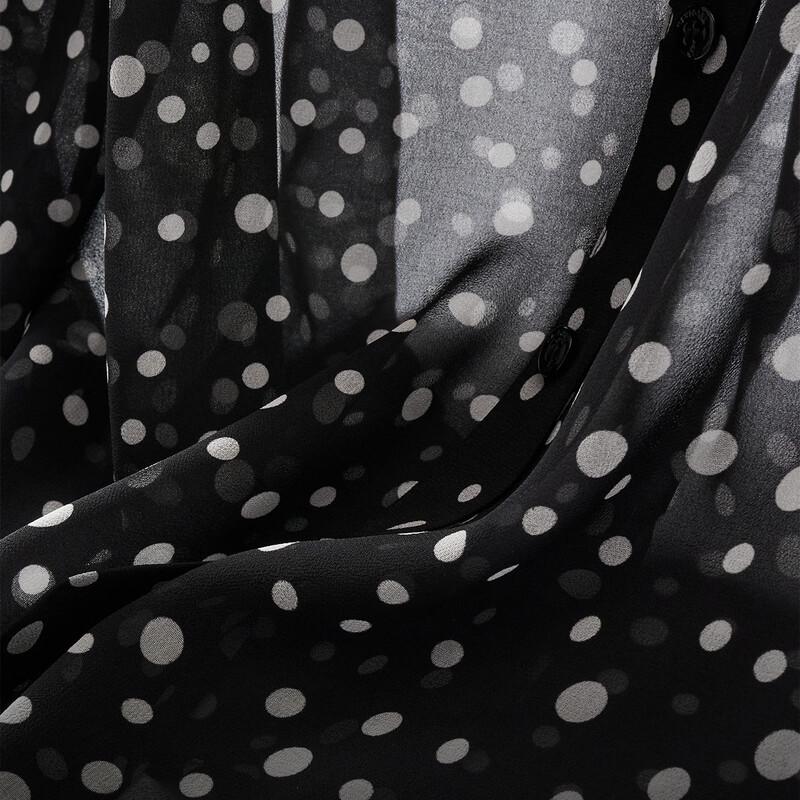 Women's Polka Dot Long Sleeve Shirt