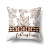 Thanksgiving Pillowcase Blessing Maple Leaf Pumpkin Sofa Cushion Cover Office Home Living Room Pillowcase