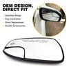 2013- For Fusion Ford DS7Z17K707B Right Car Side Power Heated Mirror Glass X