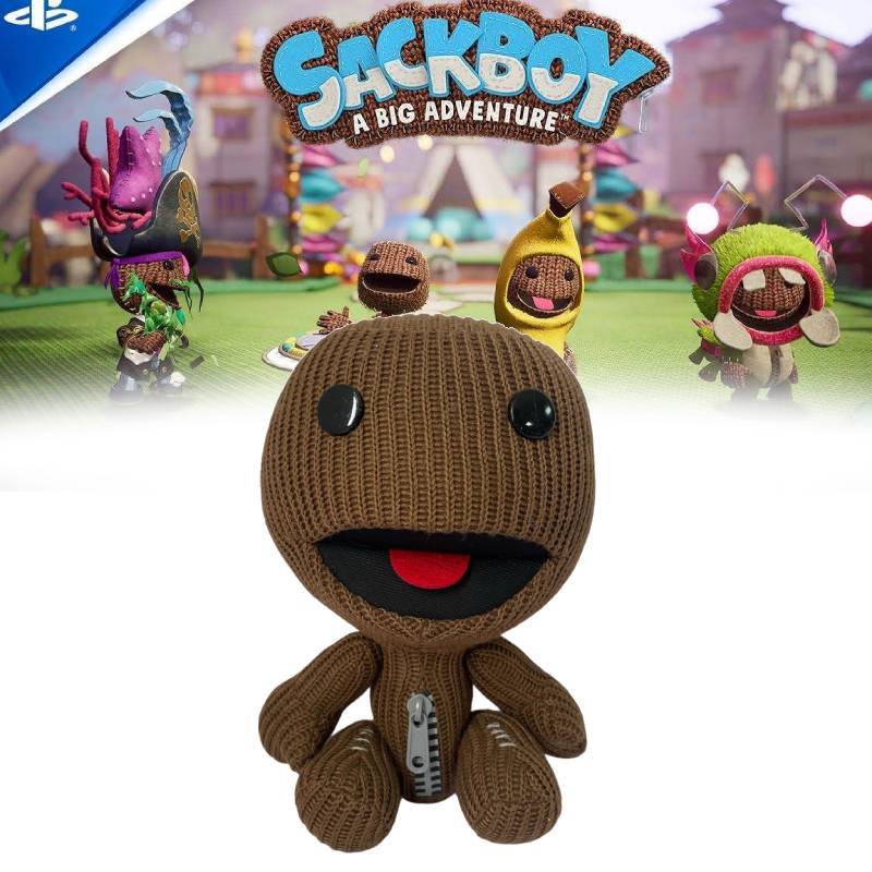 Little Big Planet Sackboy Plush Toy 25cm Fabric Stuffed Animal For Kids