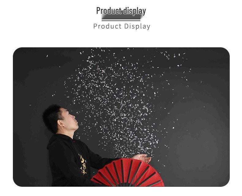 Northern Magic Handheld Flying Snowflake Stage Props - Ultra-thin White Paper