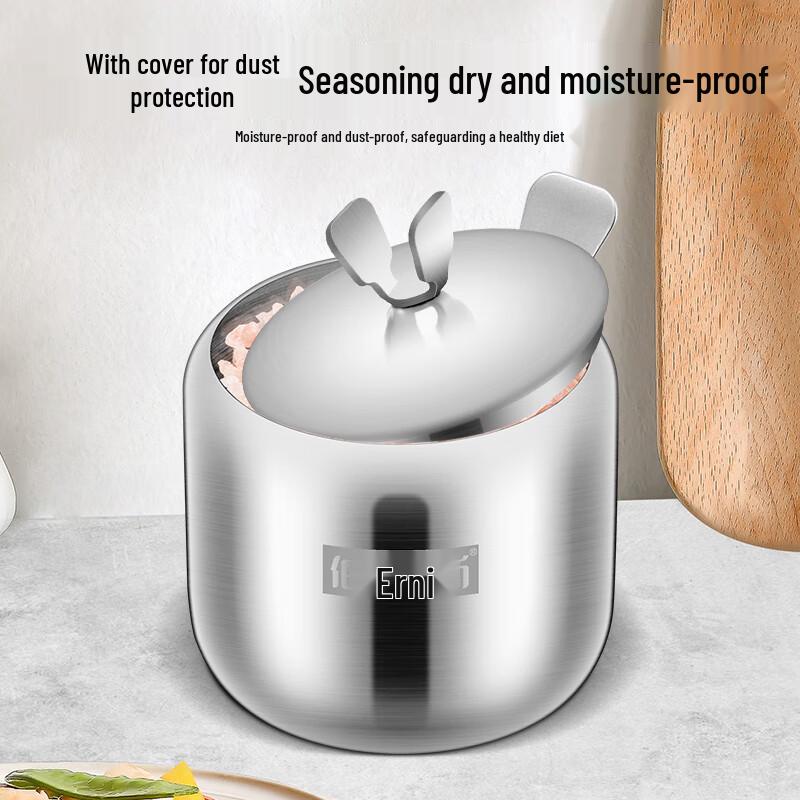 Boîte à triple assaisonnement Bernice en acier inoxydable