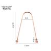 Pure Copper Tongue Scraper and Cleaner – Portable Tongue Brush Tool for Effective Oral Hygiene