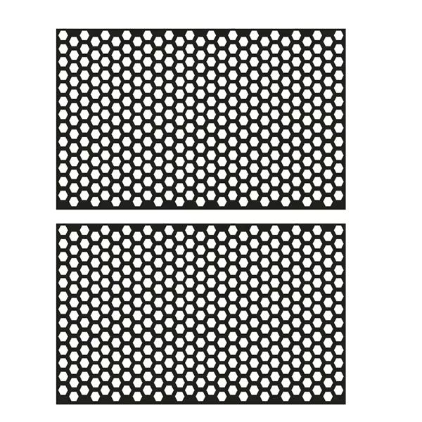 Car Taillights Sticker Decorative Smoke Film Honeycomb Car Rear Tail Light Stickers Rear Lamp Cover Tail Light DIY Trim Sticker