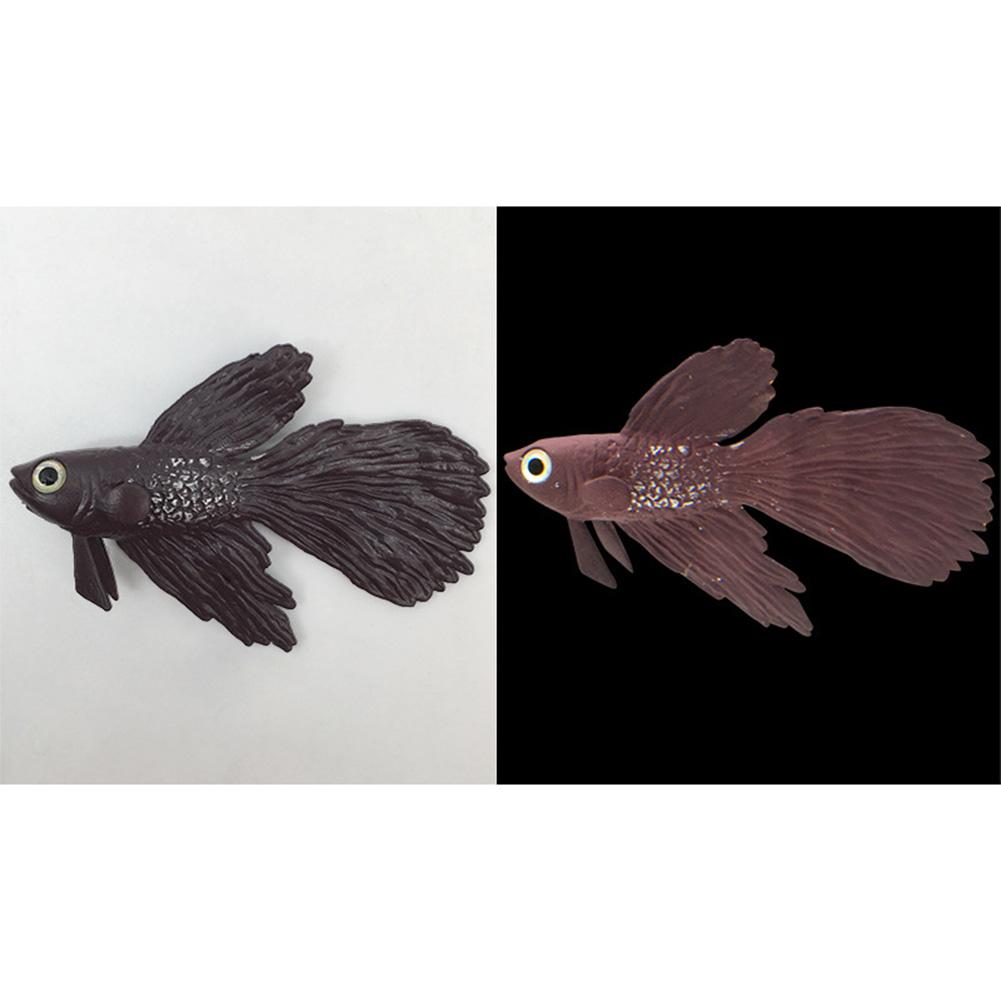 Luminous Artificial Simulation Goldfish Silicone Floating Fake Fish For Aquarium Fish Tank Decoration