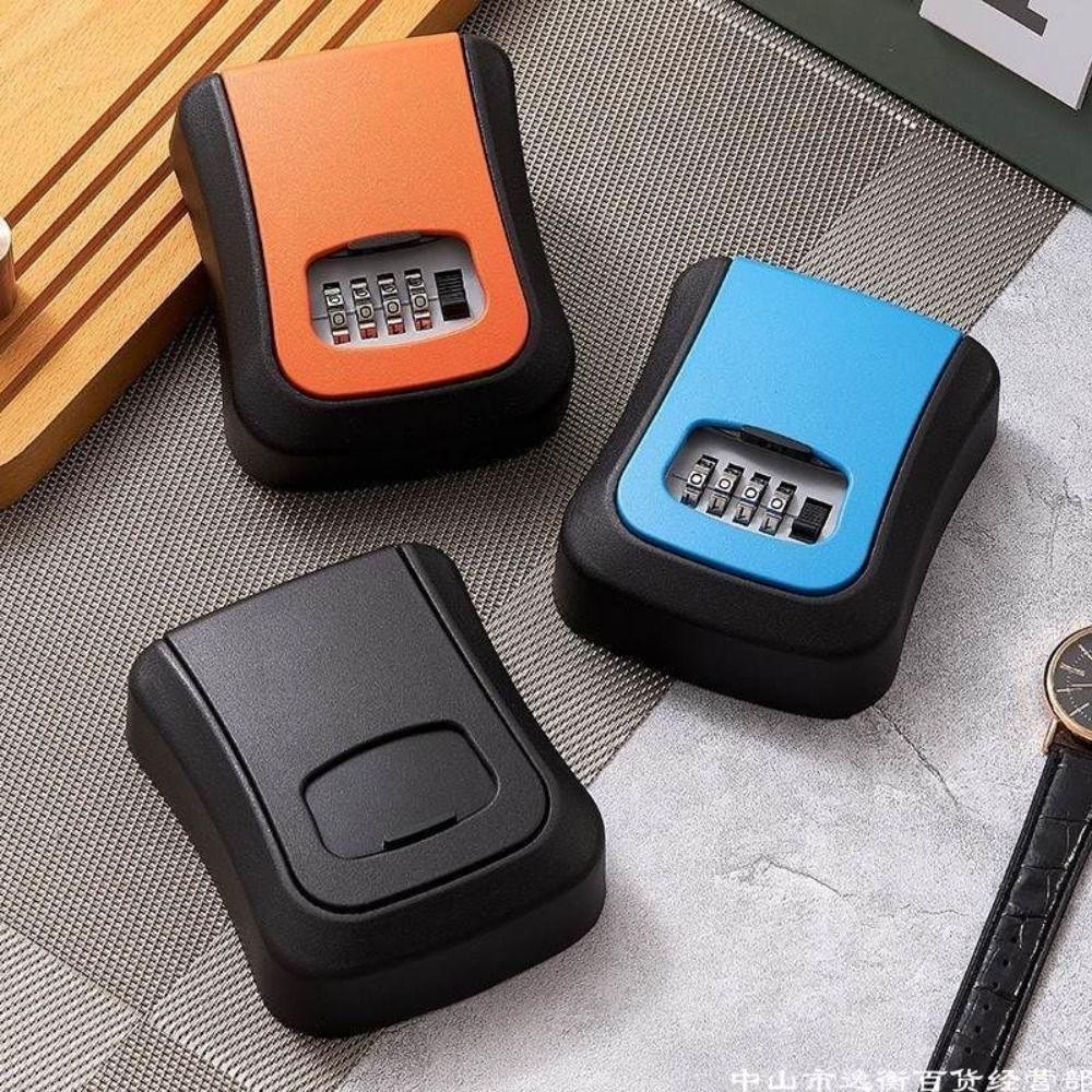 Metal Digit Password Key Box Wall Mounted Storage Box No Key Key Lock Box  Home