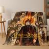 Classics L-Lord of The Rings H-Hobbit Movie Flannel Blanket,Warm and Cozy Soft Throw Blanket for Home Bedroom Bed Sofa Cover Kid