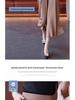 Ice Silk High Waist Wide-Leg Skirt Pants for Women - Summer 2026 Collection, Thin and Casual Seven-Point Length