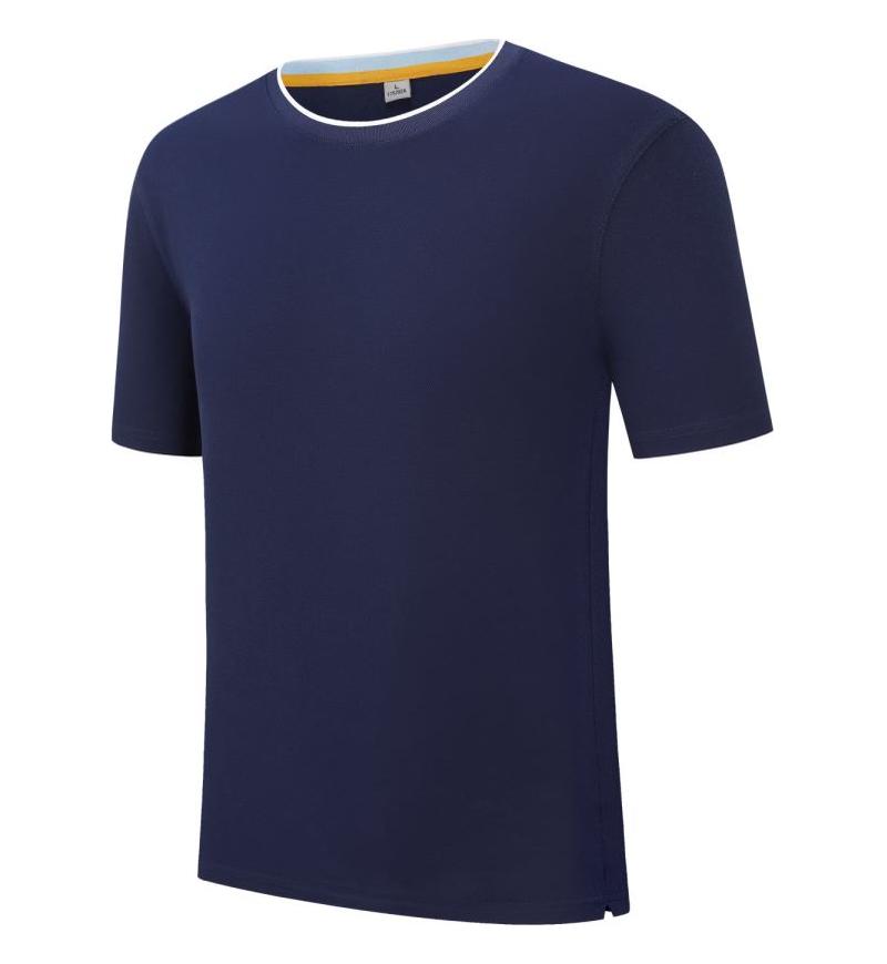 Minimalist Summer Crew Neck Tops Unisex T-shirt  Solid Color Unisex Lightweight T-shirt for Women and Men YG-247