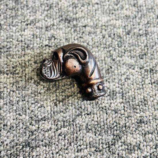 Walking Stick Vintage Designer Aluminum  Bulldog Face Handle Victorian Wooden Cane London Seller