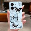 Phone Case For Redmi Turbo 5 / Poco X8 Pro 5G Fundas Capa Butterfly Bow Protective Casing Transparent Soft Silicone TPU Cover