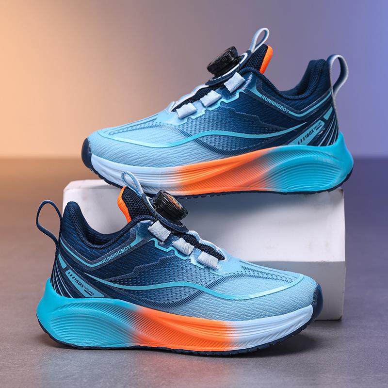 Red Rabbit children's shoes sports shoes spring and autumn breathable wear-resistant non-slip running shoes middle school children's running shoes