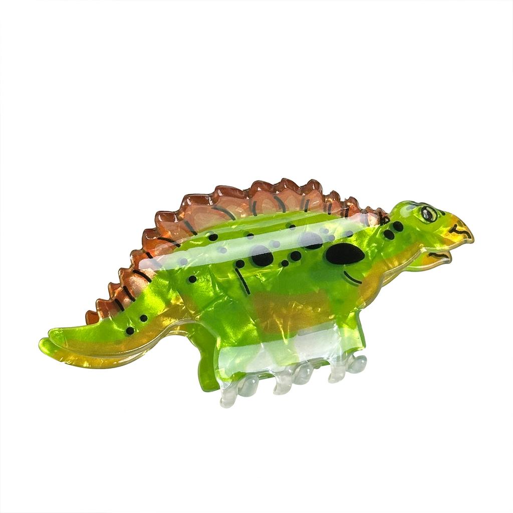 Cute Acrylic Dinosaur Hair Clip With Unique Colorful Options For Hairstyles Trendy