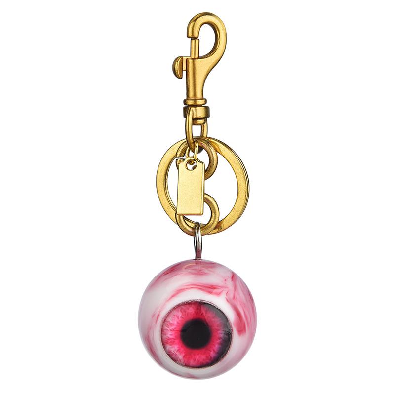 Goth Keychain Horror Eyeball Bag Charms Halloween Accessories Gothic Keychain Key Ring Funny Decor Cool Purse Charms For Men