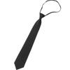 Men's 8cm Solid Color Zipper Tie - Red, Black, Blue for Business, Casual, or Wedding