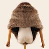 Popular imitation fur shawl lapel bride cheongsam European and American autumn and winter imitation fox fur cape shawl