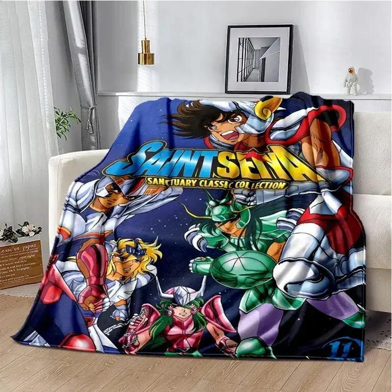 Manta Retro 3d Con Dibujos Animados De Anime De Saint Seiya, S
