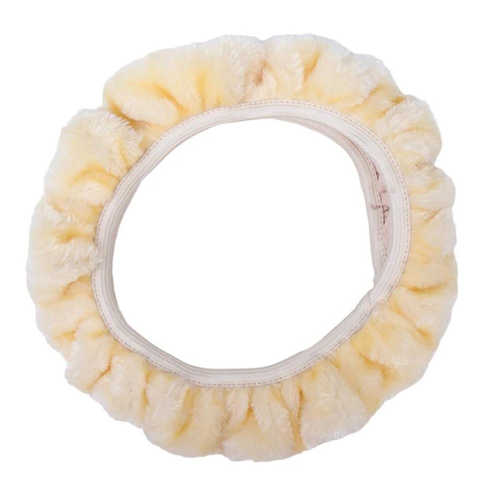 

Мягкий зимний теплый плюшевый чехол на руль автомобиля, универсальные аксессуары, 4 цвета, 37-38 см, интерьер Q9T8