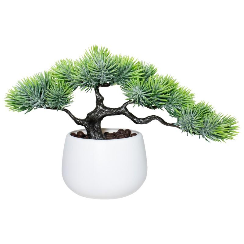 Artificial Pine Plant Bonsai Decor Indoor Desk Home Office Tabletop Decoration Plastic Miniature Greenery