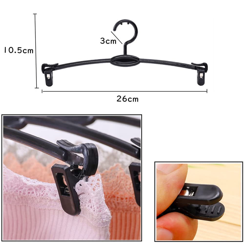 DUOLEIMI Bra Lingerie Display Panty Swimsuit Laundry Clip Storage Prevents Loss of Closet Storage Hanger, Hanger, Hanger, Hanger, Hanger, Hanger,
