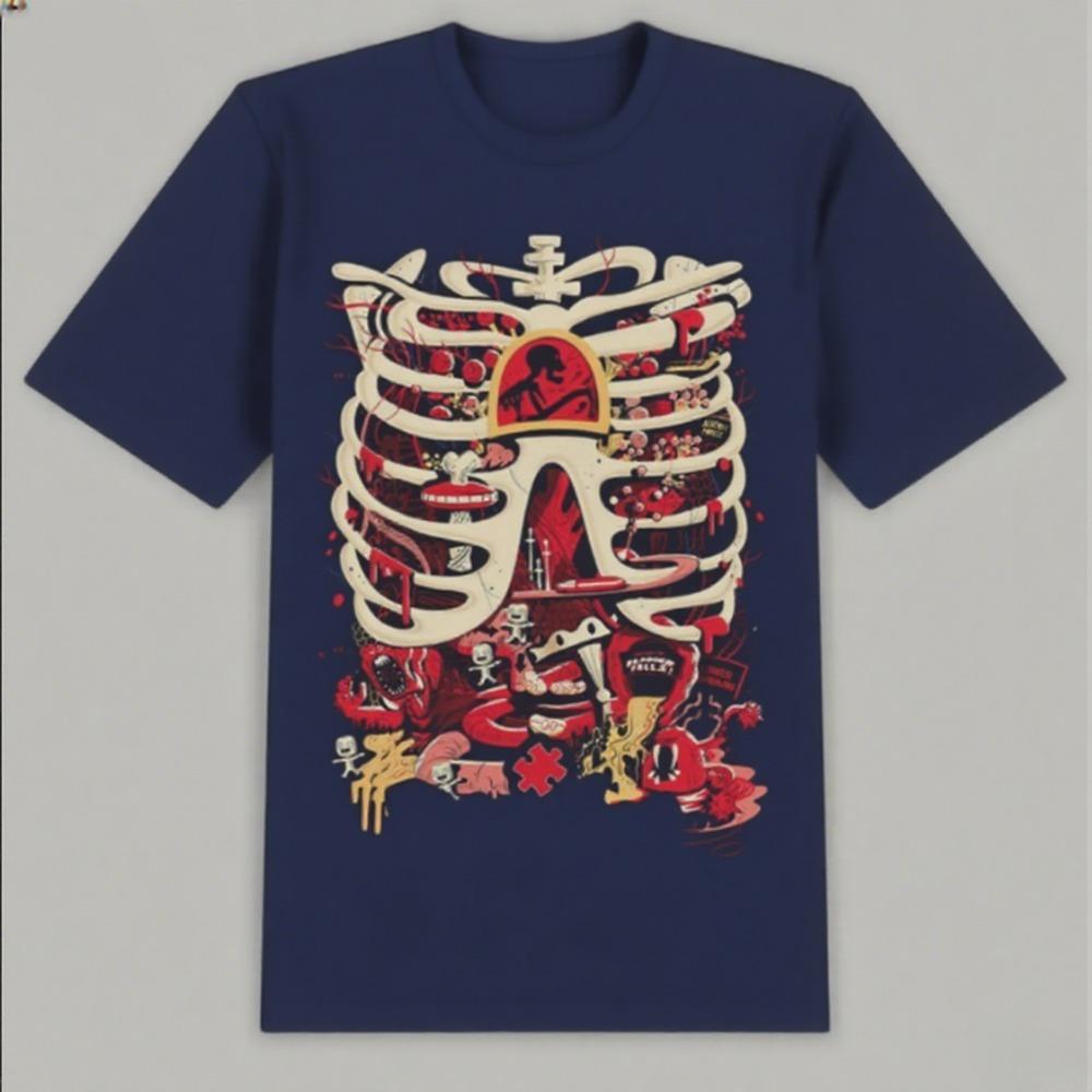 Short-sleeved and Couples Fashion Leisure Street Daily Style Best-selling Comfortable Light Cotton High-quality Printed T-shirts