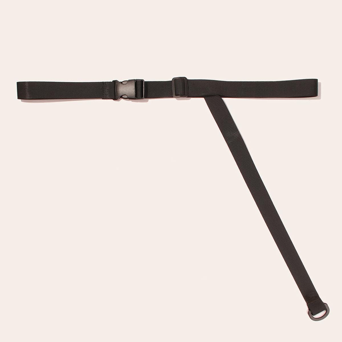 

Новый стиль женских пряжек Красивый универсальный черный ремень из стропы Простой и модный ремень 150