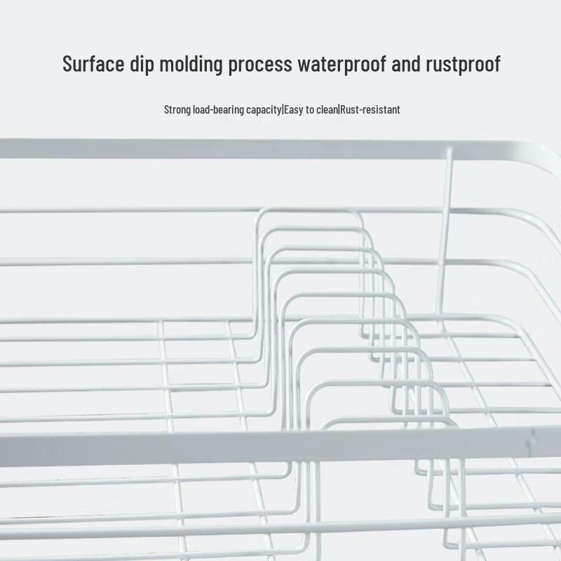 Moderner Abtropfständer aus Kunststoff mit Deckel