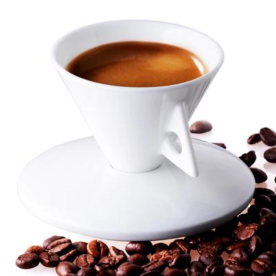 60ML Talianska Espresso Šálka s Podšálkou Set Jedinečná Kreatívna Keramická Kávová Šálka pre Pár Domáce Biele Čajové Šálky Set s Podšálkou Kávový Riad