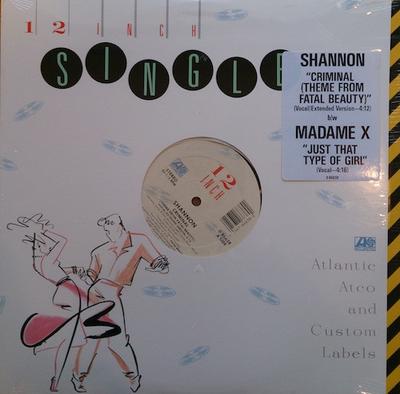 12inch Record SHANNON / MADAME X - Criminal / Just That Type Of Girl 086638 Atlantic 1987 US Dance & Electronica Used