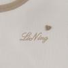 Li Ning Sports Lifestyle Series Round Neck Logo Letter Short Sleeve T-Shirt Women tops ATSW268-7