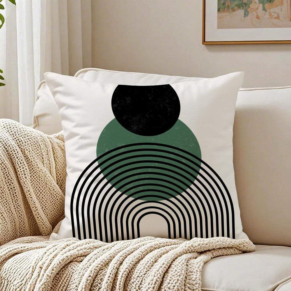 Minimal Modern Art RReduced Geometry Cushion Cover Pillowcase Antidustmite living Room Sofa Decor Cushion Room