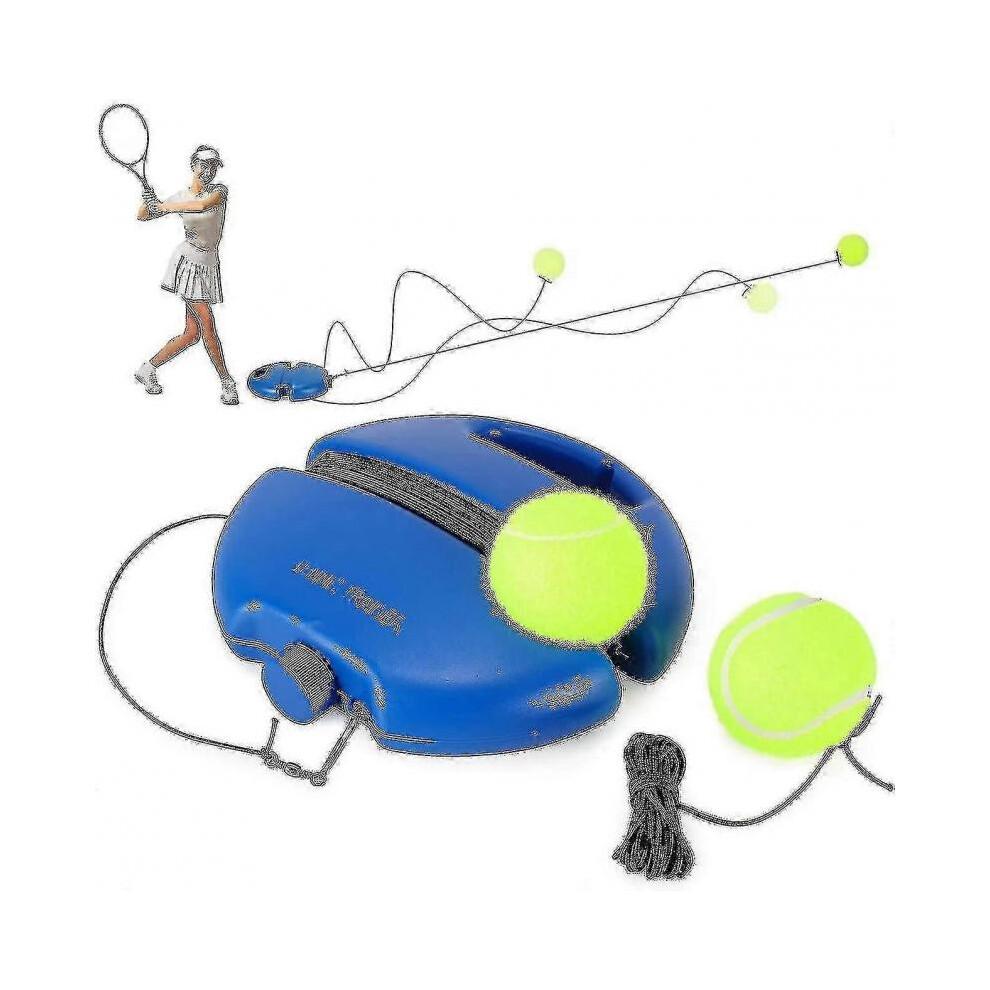 Portable Tennis Training Set with Rebound Balls - Solo Practice Equipment for All Skill Levels