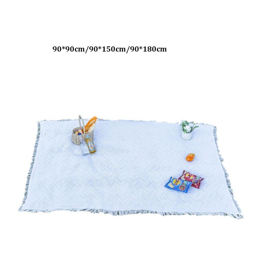 90*90cm/90*150cm/90*180cm Moisture-Proof Mat White Outdoor Camping Blanket High Quality Floor Mat