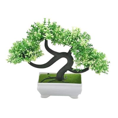 1 Pcs Artificial Bonsai Flower Tree with Designer Pot for Home Decor,Artificial Plant Bonsai Fake Tree, Living Room