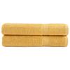 Vidaxl Premium Solund Towels, 2 Pcs., Gold, 100X200 Cm
